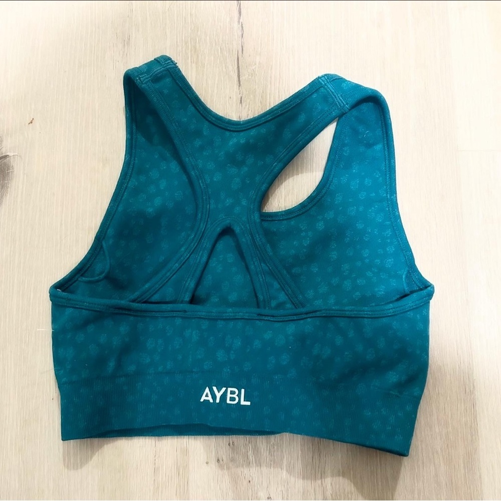 AYBL Teal Cheetah Print Bra